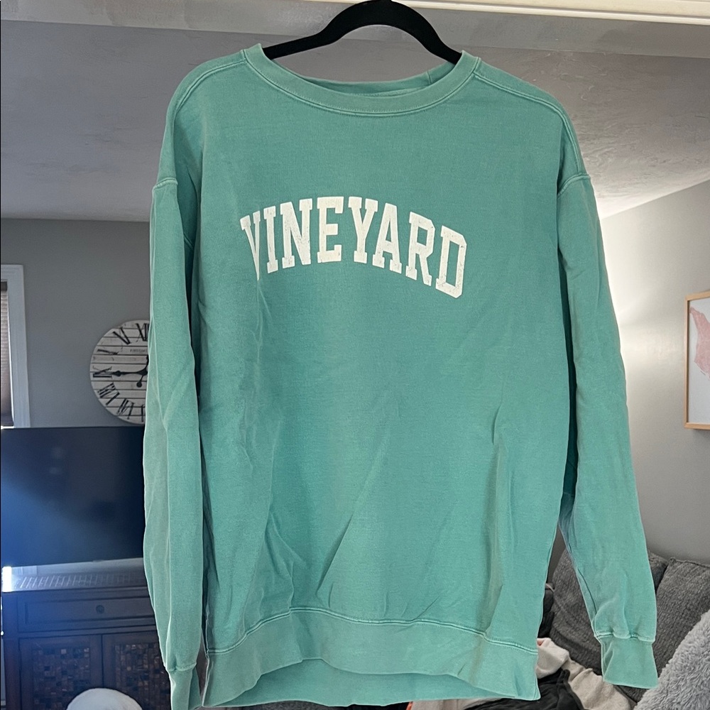 Vineyard crewneck mint green